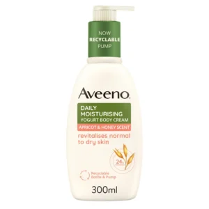 AVEENO® DAILY MOISTURISING YOGURT BODY CREAM APRICOT & HONEY SCENT